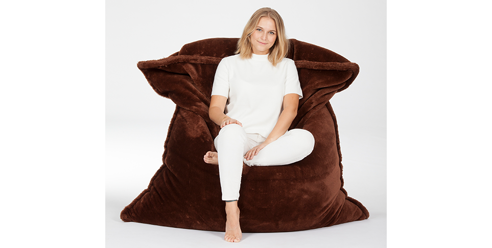 SitOnIt-Beanbag-Fourrure-Dark-Brown